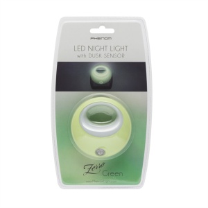 Lampa de veghe cu LED si senzor de lumina - verde: Adio intunericului! - Img 3