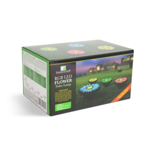 Lampă Solară LED pentru Grădină, Model Flori Colorate, Lumini Ambientale Automate, 360 cm, Rezistentă la Apă - Img 4
