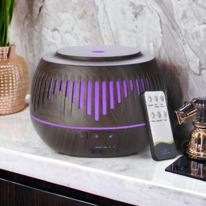 Umidificator Ultrasonic Profesional BBK®, cu Difuzor Pentru Uleiuri Esențiale, 7 Culori Interschimbabile si Telecomanda - Img 2