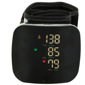 Aparat Electronic de Tensiune Arterială pentru Încheietură, Display LCD, Acumulator USB, Carcasă Protecție - Img 3