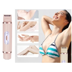 Epilator trimmer pentru față și bikini femei, fără durere, 2in1, cu încărcare USB-C - Img 7