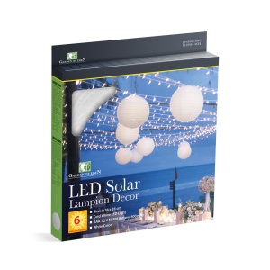 Felinar Solar LED Alb Rece, Design Elegant, 28 cm, Autonomie 8 Ore, Ideal pentru Nuntă și Grădină, Ușor de Montat - Img 3