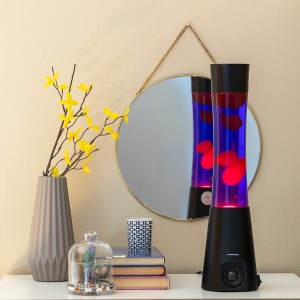Lampă de Lavă Retro cu Difuzor Bluetooth 5.0, Multifuncțională, Design Modern, Luminoasă și Relaxantă, Ideală pentru Petreceri și Meditație, 42 cm
