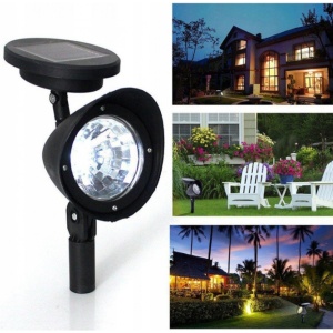 Lampa Solară de Grădină LED - Iluminat Inteligent, Ecologic, Design Estetic, Instalare Ușoară și Funcționare Automată, Baterie de 600mAh