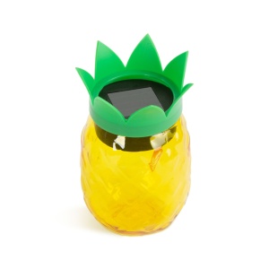 Lampa Solară LED în Formă de Ananas, Iluminare Exterior Automată, Rezistentă la Apă, 117 x Ø 75 mm, Alb Cald - Img 2