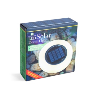 Lampa Solară LED Rotundă, Alb Cald, Autonomă și Rezistentă la Apă IP44, pentru Grădină, Terasă și Decor Exterior, 105 x 128 mm - Img 3