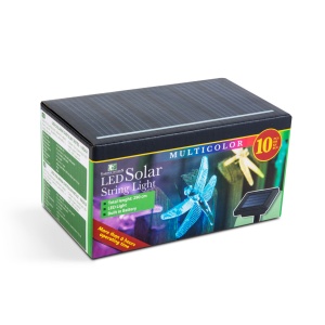 Lumină Solară cu LED în Formă de Libelulă pentru Grădină - 2,9 m, 10 LED-uri Multicolore, Autonomă și Rezistentă la Apă IP44 - Img 4
