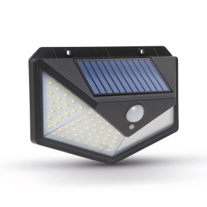 Proiector Solar cu Senzor de Mișcare pentru Perete, 136 LED-uri, Iluminare Exterioară Versatilă, Fără Cabluri, IP65, Negru - Img 2