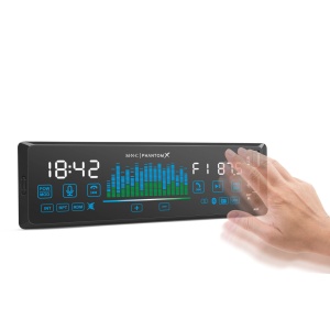 Radio MP3 player auto „PhantomX” - 1 DIN - 4 x 50 W - versiune gestuală - BT - MP3 - AUX - USB - Img 2