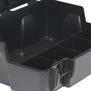 Sertar Organizator de Scule Hobby, 310x165x230mm - Compartimente Detașabile, Design Rezistent la Impact, Mâner Ergonomic, Vizibilitate Completă - Img 4