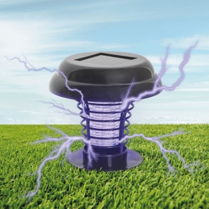 Capcană Solară pentru Insecte cu LED UV și LED Alb, Funcționare Automată, Până la 8 Ore, Rază 30m² - Img 2