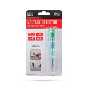 Creion Detector de Tensiune Fără Contact cu LED Roșu, 70-250 V AC/70-600 V AC, Funcție de Testare Polaritate și Continuitate, Alimentat cu Baterie - Img 4