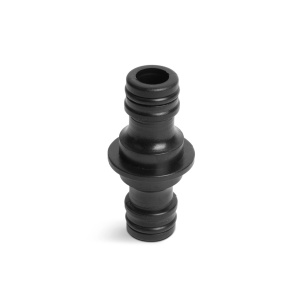 Cuplaj Conector Rapid pentru Furtun de Grădină, Universal, Etanș, 1/2"-3/4", Negru, Plastic, Conexiune Fără Scurgeri, 47xØ26 mm - Img 1