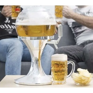 Dispenser de Băuturi/Dozator de Bere Ruhhy 3.5L - Design Atractiv, Capacitate Mare, Ideal pentru Orice Petrecere - Img 1