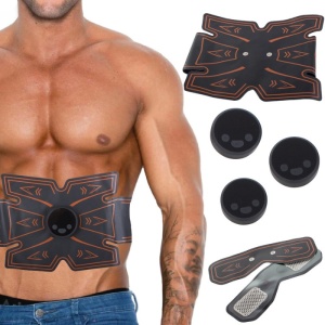 Electrostimulator Modern 3x EMS pentru Abdomen, Brațe și Picioare - Tehnologie Avansată pentru Tonifiere Musculară și Eliminarea Celulitei, 6 Programe, 9 Nivele de Intensitate - Img 1