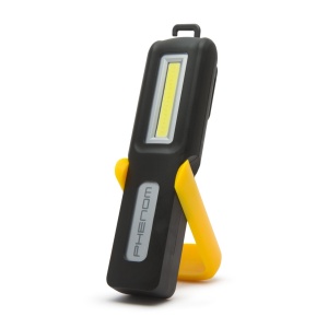Lampă de Lucru COB-LED Multifuncțională PHENOM cu Acumulator și Magnet - Iluminare Intensă, Portabilă, Ideală pentru Atelier, Auto și Urgențe, 150 Lumeni, USB Reîncărcabilă - Img 1