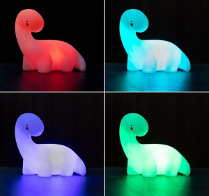 Lampă dinozaur LED multicolor Lightosaurus Gadget Kids