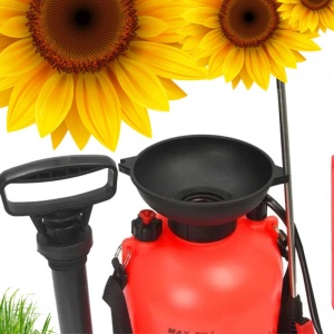 Pulverizator de presiune manual pentru grădină cu lance lungă și curea, capacitate 5L, 8L, 10L - Img 3