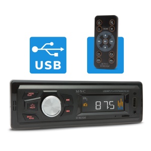 Radio MP3 Player Auto M.N.C "Stream" cu telecomandă și multiple conexiuni (AUX/USB/SD/MMC) - Img 4