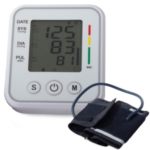 Tensiometru electronic de braț cu carcasă LCD - Monitorizare ușoară a tensiunii arteriale - Img 1