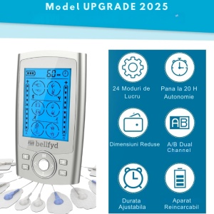 Aparat De Masaj Cu Electrostimulare / Fizioterapie, 24 Programe - Img 3