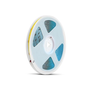 Banda LED COB Alb Cald 12V 11W/m, 320 LED-uri/metru, Flexibilă și Modelabilă, 5m/Pachet - Iluminat Uniform și Eficient - Img 2