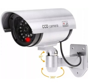 Camera Falsa de Supraveghere Video cu Iluminare LED IR, Aspect Realist