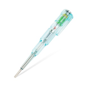Creion Detector de Tensiune Fără Contact cu LED Roșu, 70-250 V AC/70-600 V AC, Funcție de Testare Polaritate și Continuitate, Alimentat cu Baterie - Img 1