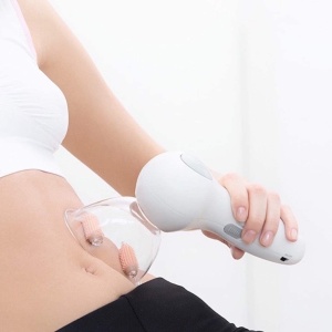 Dispozitiv de masaj anticelulitic electric cu infrarosu, cu aspiratie si vacuum, alimentat prin USB