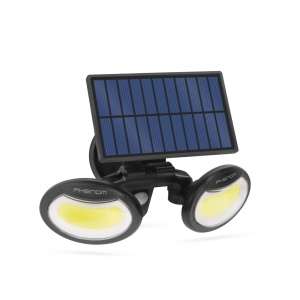 Lampa Proiector de perete cu detector de mișcare, LED COB rotativ, unitate solară, IP65, 500 lumeni - Img 2