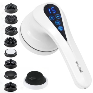 Masaj Anticelulitic și Relaxare – Aparat Profesional cu Acumulator, 8 Capete, Intensitate Reglabilă - Img 1