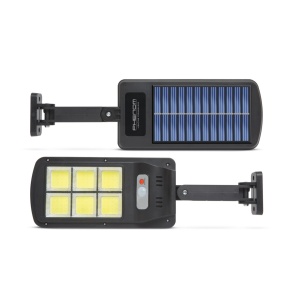 Proiector Solar cu Senzor de Mișcare pentru Perete, 6 LED-uri COB, Iluminare Automată 300 Lumeni, Rezistent la Apă IP65, Montare Ușoară, Negru - Img 3
