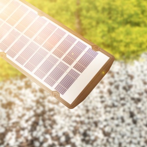 Proiector Solar de Perete cu 520 LED-uri, 3000 Lumeni, Senzor de Mișcare, IP65, 20W, Negru - Img 2