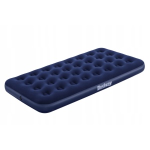 Saltea Gonflabilă Single Velour Albastru 188 x 99 x 22 cm – Confort Maxim, Material Rezistent, Inflație Rapidă, Versatilă - Img 5