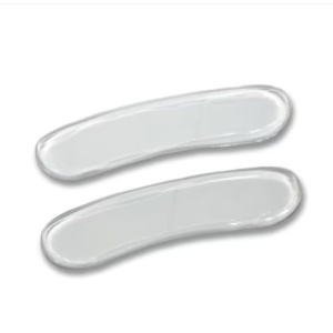 Set Protectie Calcaie, Pernute Moi din Gel Transparent - Confort Ridicat, Previne Abraziunea, Ideal pentru Tocuri Înalte și Încălțăminte de Vară, Autoadeziv, 2 Bucăți, Dimensiuni Universale