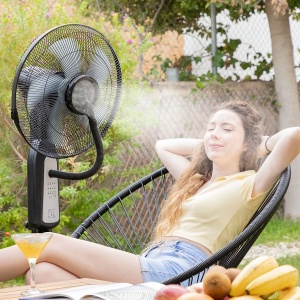 Ventilator Mobil cu Nebulizator Autonom si Telecomanda