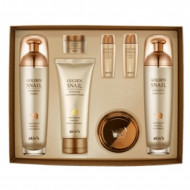 Set Complet Golden Snail Intensive Queen 4 Piese Extract Secreție Melc și Aur SKIN79