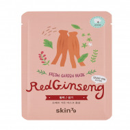 Mască anatomică facială pe suport bumbac Ginseng Roșu Corean Red Ginseng Repairing Mask Sheet SKIN79 - fermitate și regenerare