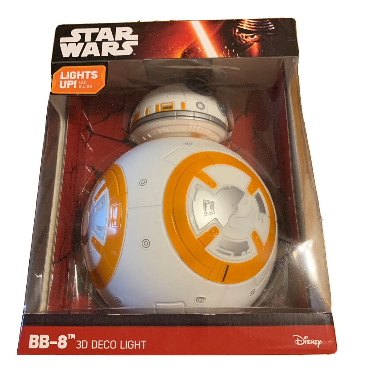Lampa LED 3D The Source Star Wars BB8, buton ON/OFF, 3xAA, 21 x 10 x 28 cm,  carton/plastic