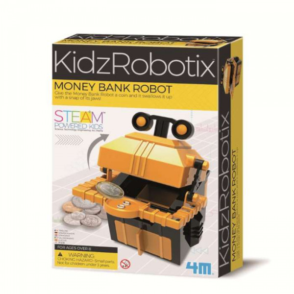 Kit constructie robot - money bank robot, Kidz Robotix