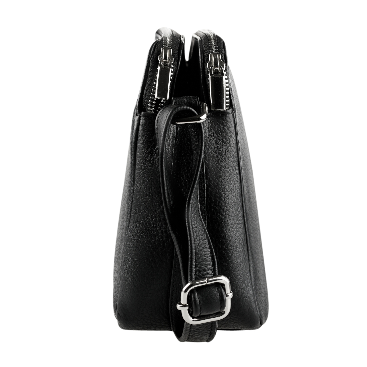 Geanta dama, GT3643 Ivara, piele naturala, Negru - 2 | YEO