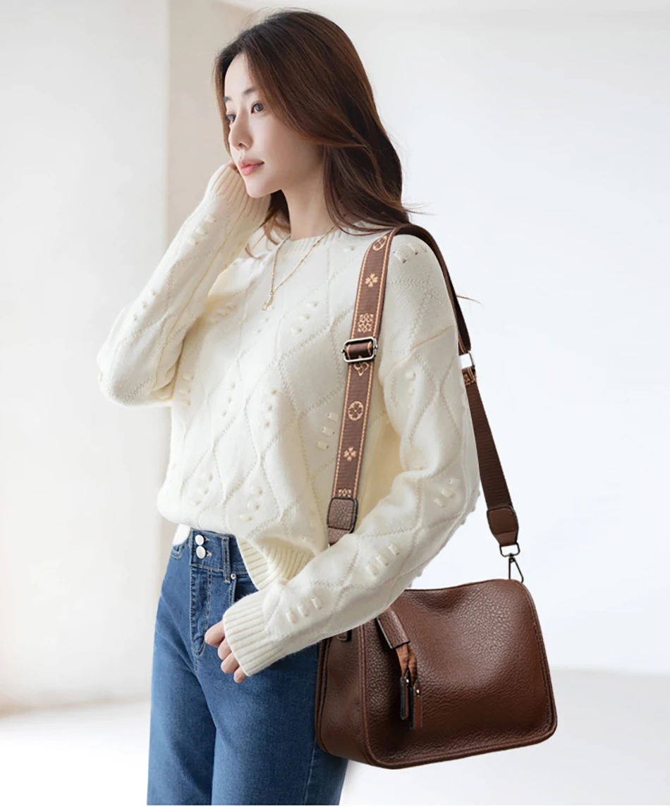 Geanta dama, Talia GT3128, Alb