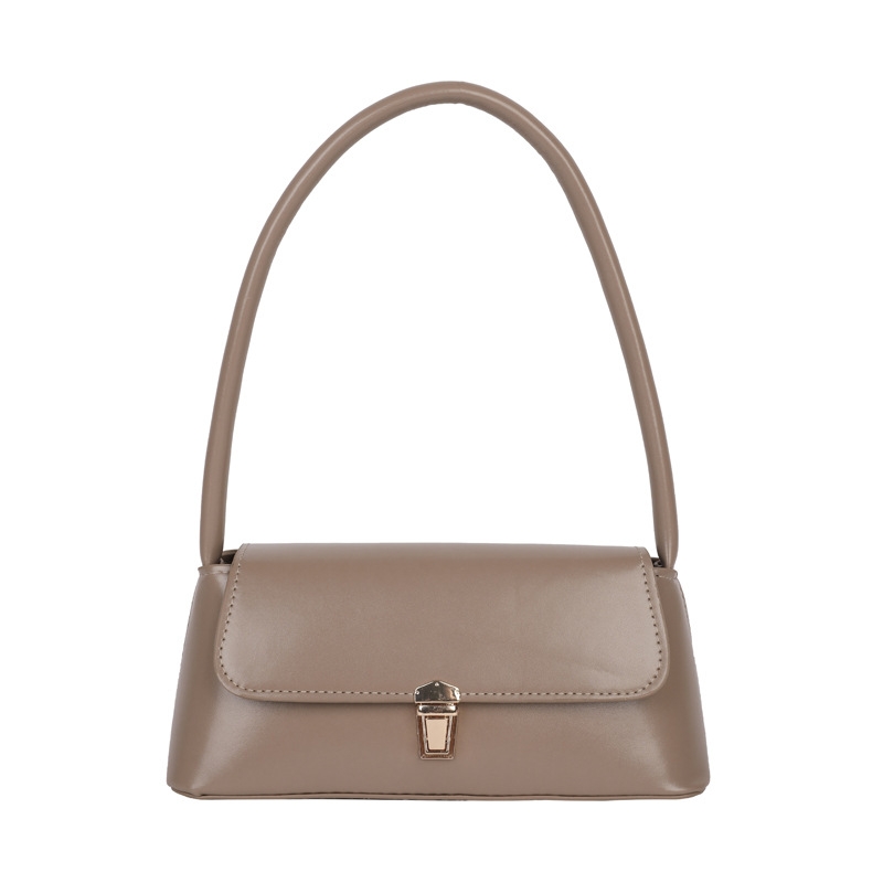 Geanta dama tip baguette,Elinore GT3990, Crem