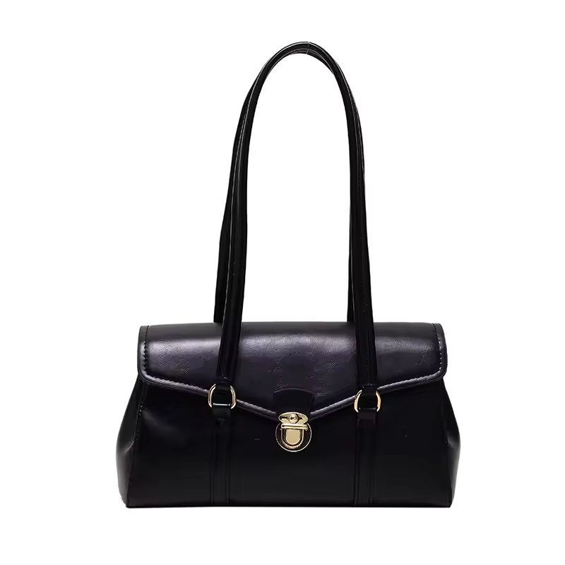 Geanta dama vintage Solena GT4005, Neagra