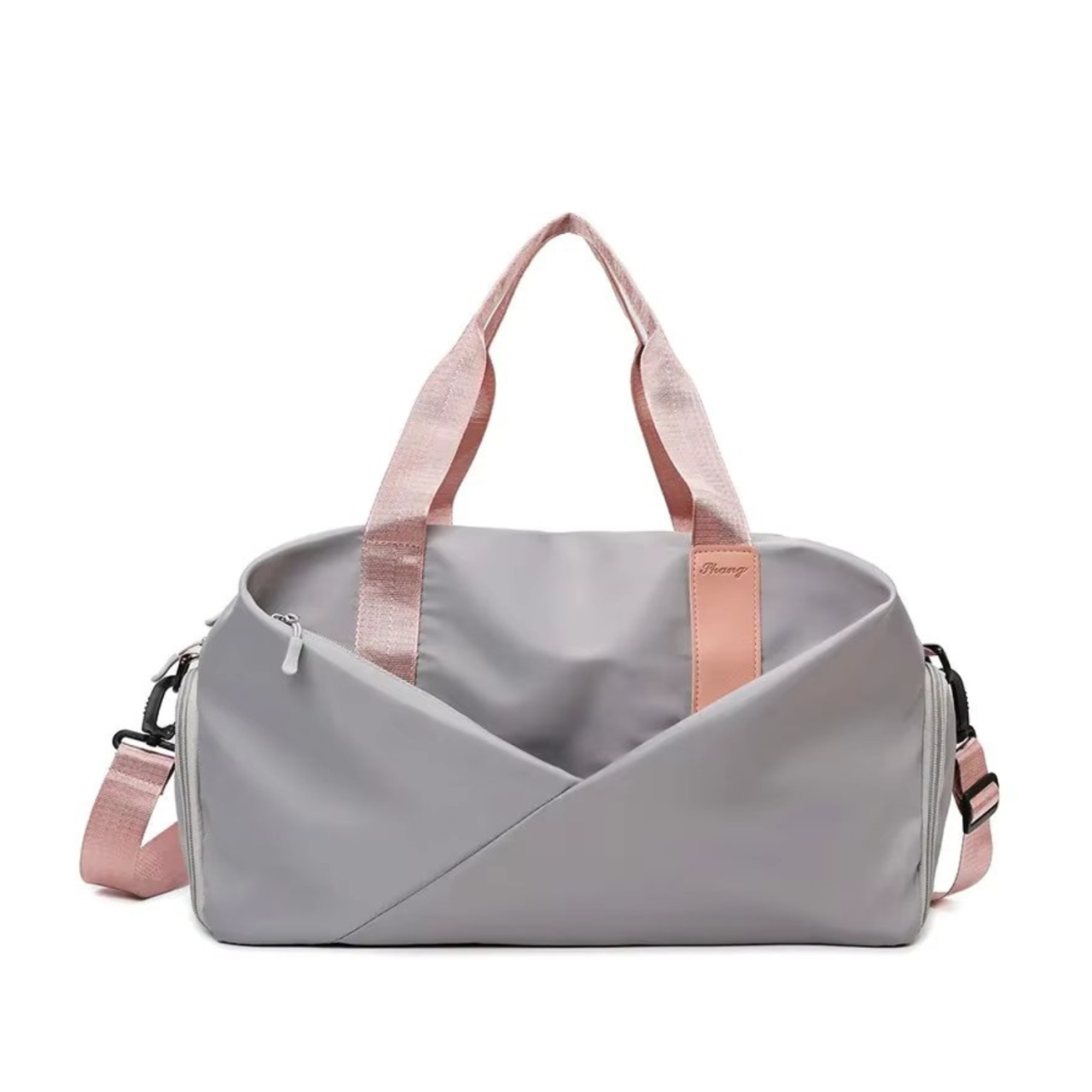 Geanta de calatorie unisex, Arissa GT3550, Gri/Roz