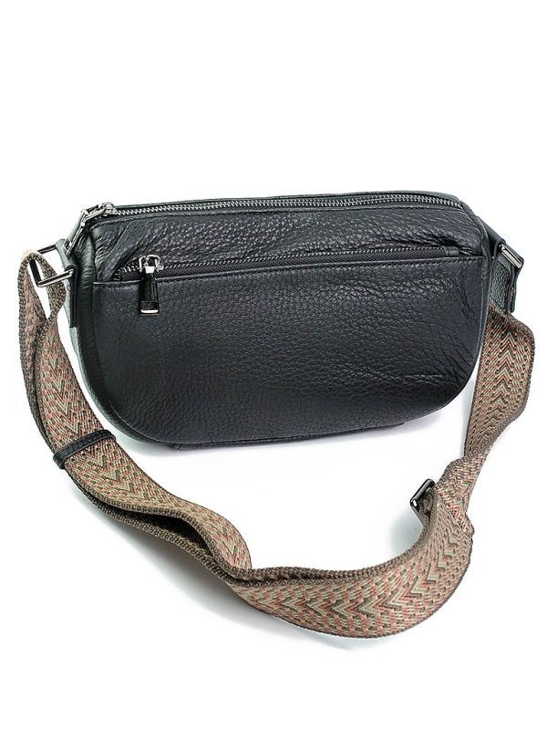 Geanta de dama, 5016, piele naturala, Neagra