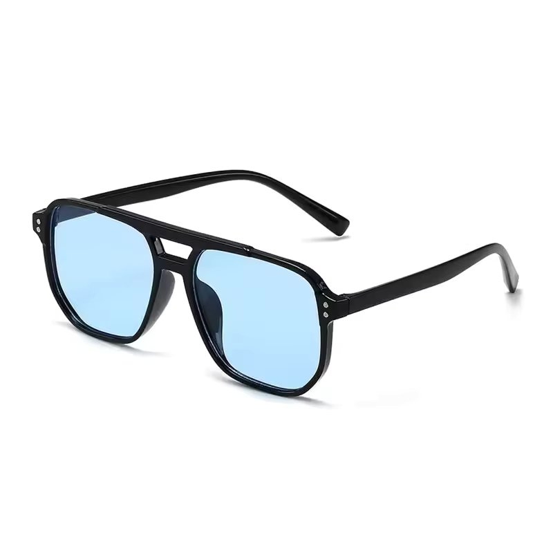 Ochelari de soare pentru femei, SG146, Negru/Albastru
