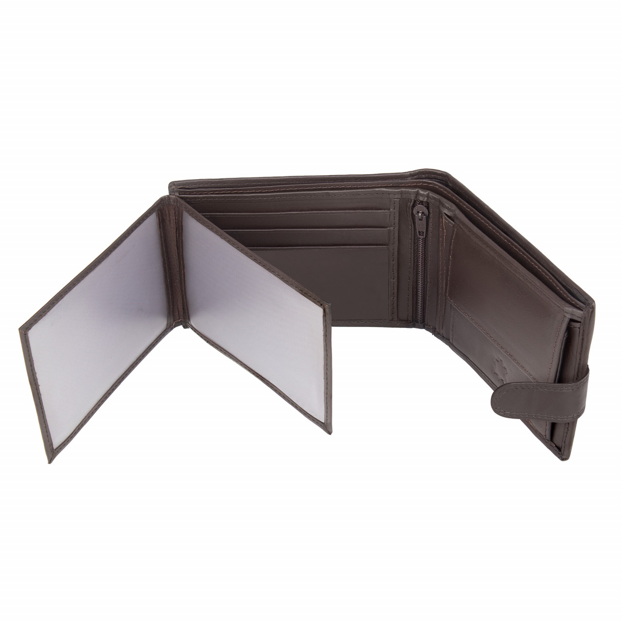 Portofel barbati Ronno, Iacov PT1479, piele naturala, Maro inchis - imagine 3