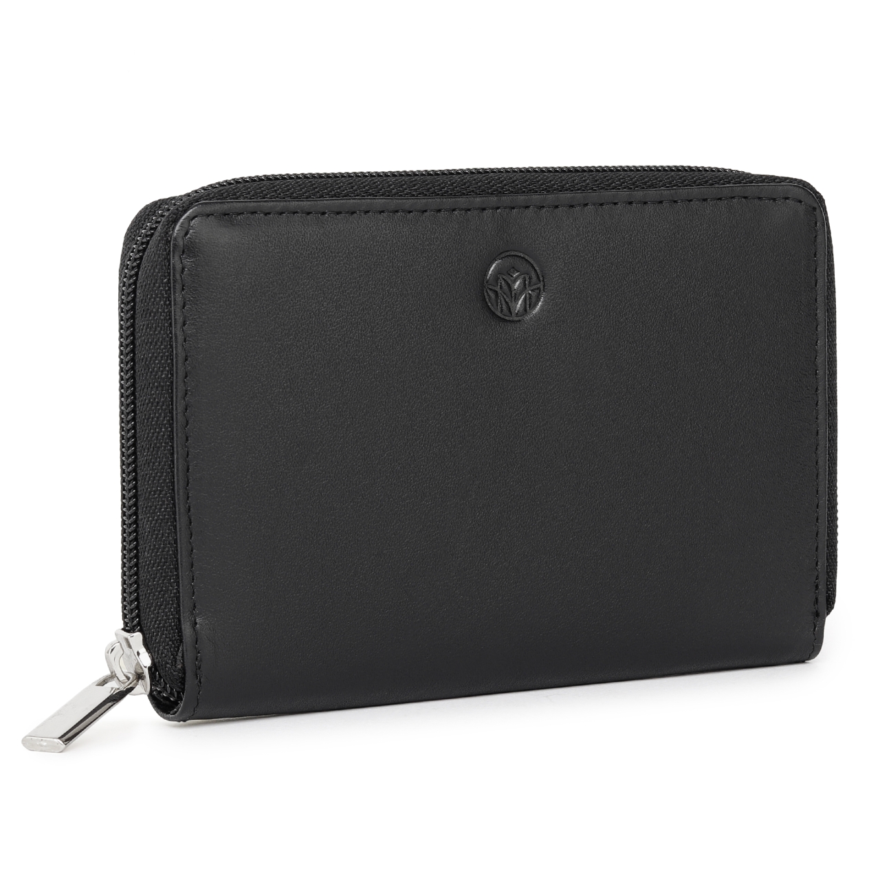 Portofel dama Marquise, Alina PT1458, piele naturala, Negru