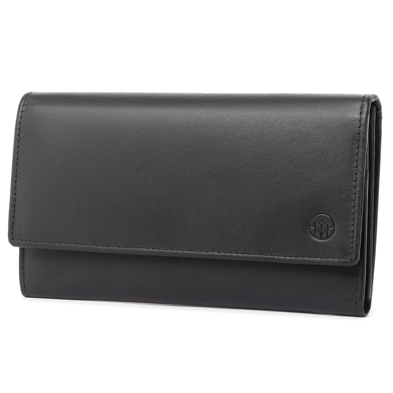 Portofel dama Marquise, Bailey PT1493, piele naturala, Negru